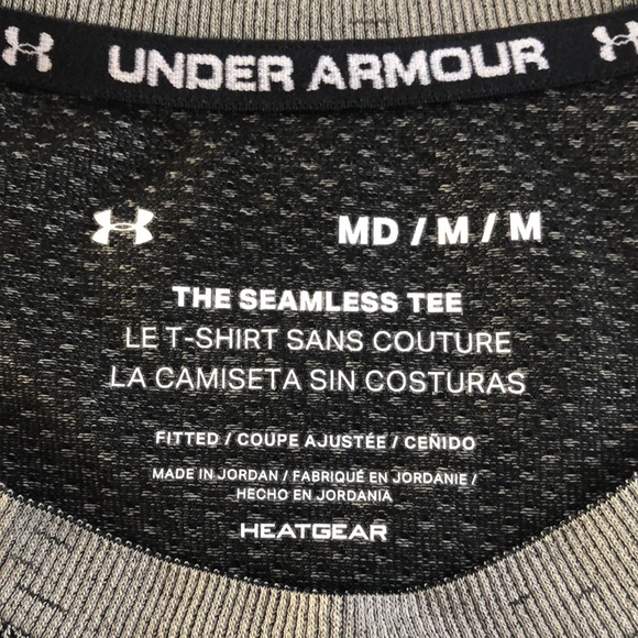 Men’s Under Armour Fitted The Seamless Tee - Picture 8 of 10